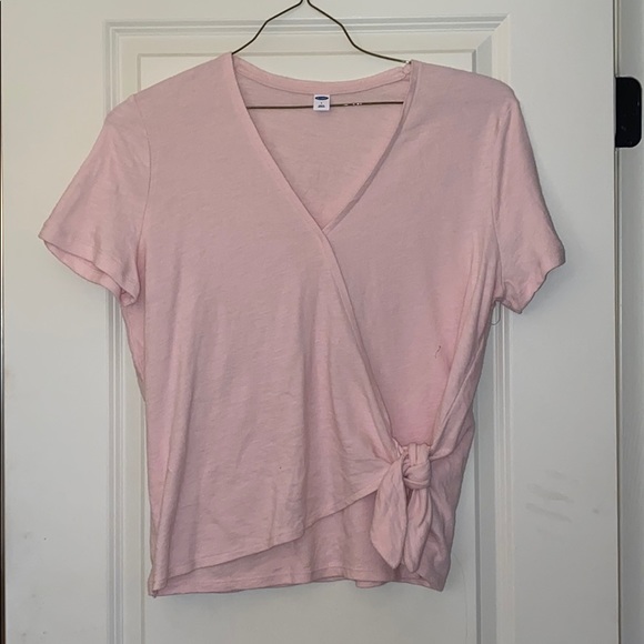 Pink wrap top - Picture 1 of 3